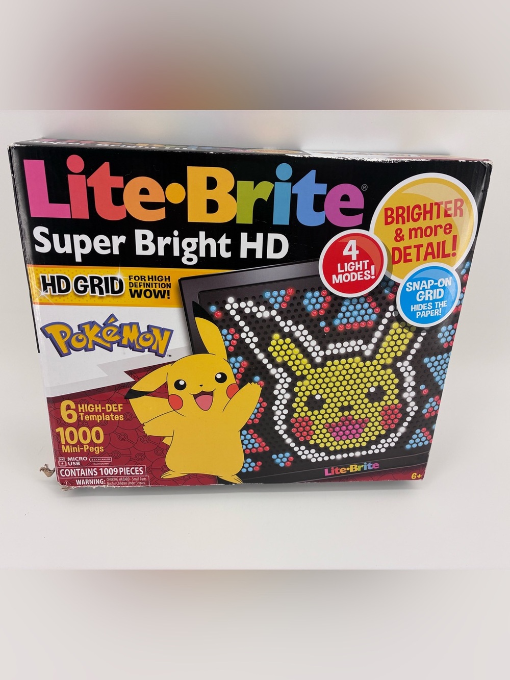 Pokémon Pikachu Lite Brite EUC